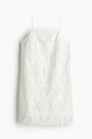 Eyelet Embroidery Camisole Dress