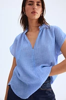 Cotton Muslin Blouse