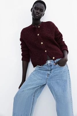 Gilet en tricot texturé