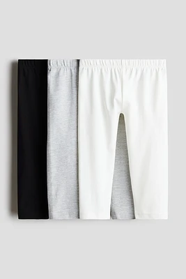 Lot de 3 leggings en coton