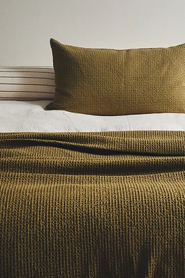 Waffled Cotton Cushion Cover