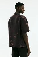 Chemise classique en lyocell mélangé