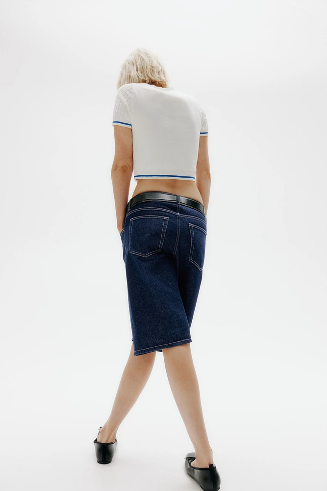 Bermuda Regular Denim Shorts