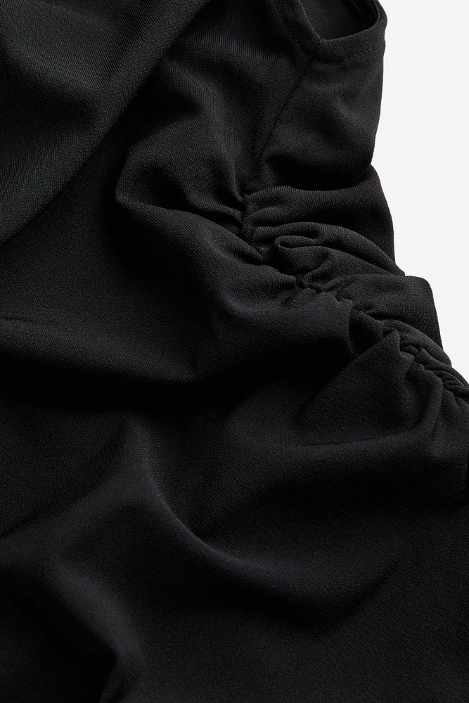 Mock Turtleneck Crop Top