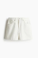 Short taille haute en denim