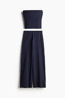 2-Piece Ribbed Top and Pants Set