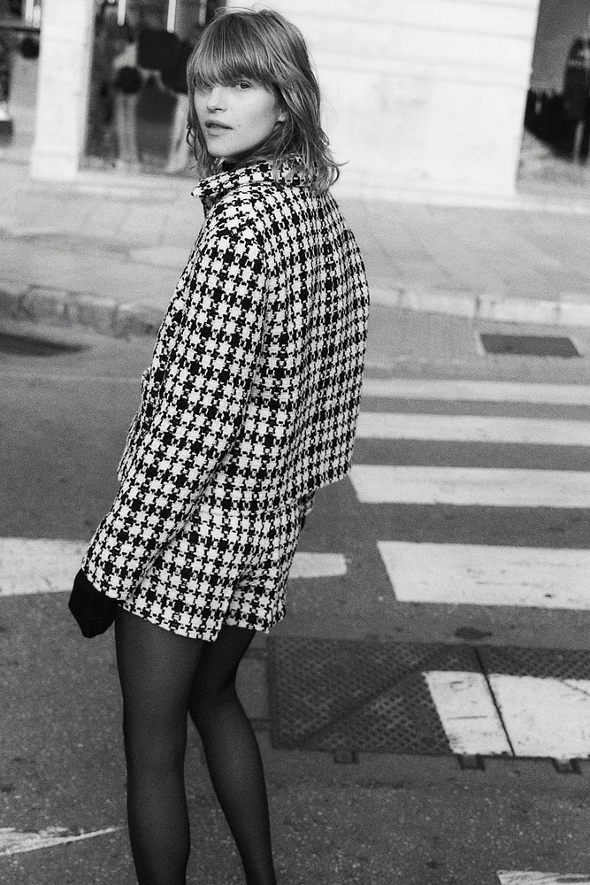 Veste en tissu jacquard
