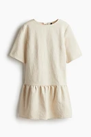 Tie-Detail Denim Dress