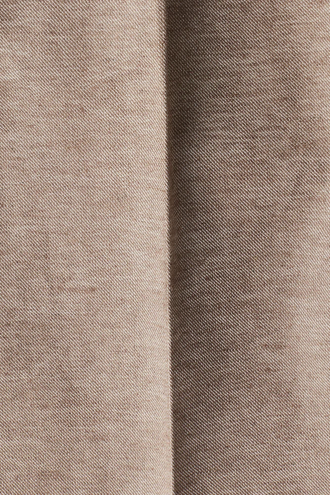 Regular-Fit Tailored Linen-Blend Pants