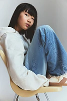 Baggy Fit Bootcut Leg Jeans