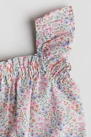 Printed Cotton Romper Suit