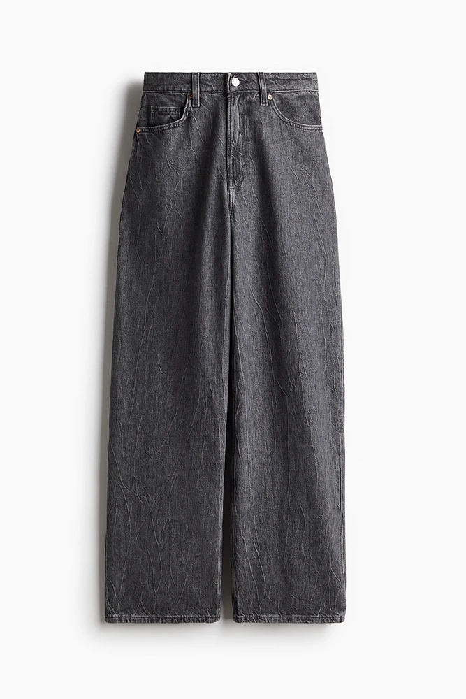 Curvy Fit Baggy High Jeans