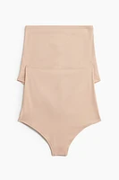MAMA 2-Pack High Waist Microfiber Briefs