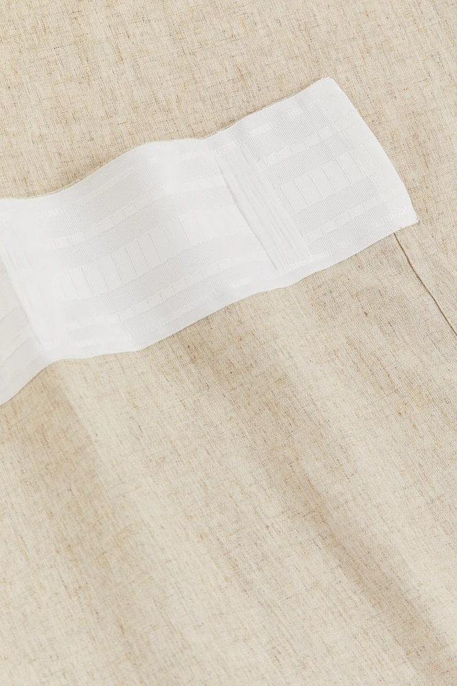 One-pack Long and Wide Lyocell-Blend Curtain Panel