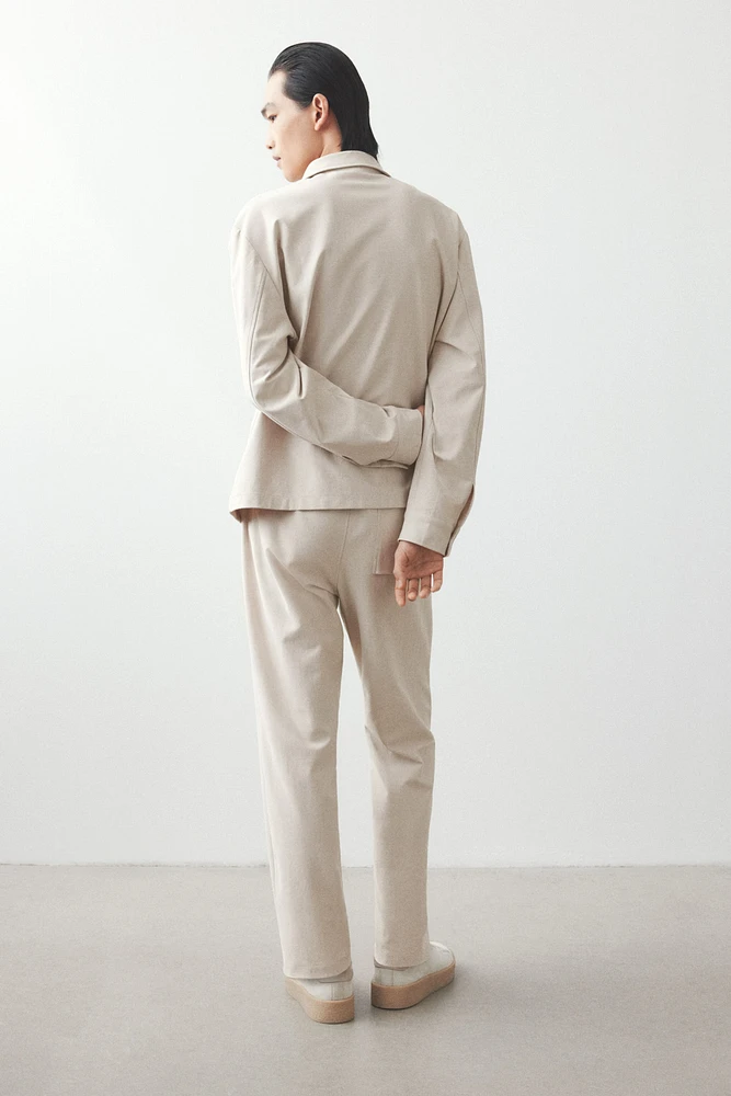 Regular-Fit Twill Overshirt