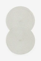 2-pack Glittery Placemats
