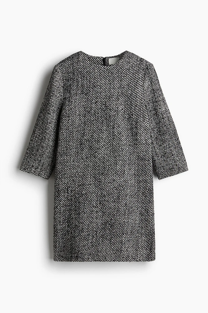 A-Line Bouclé Dress