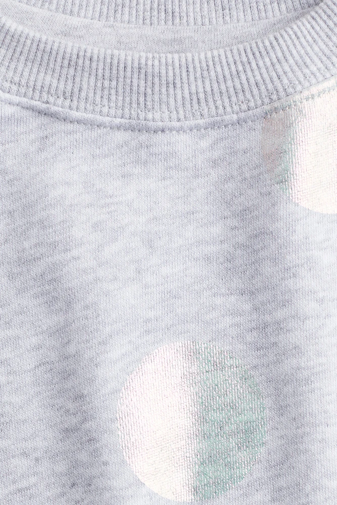 Foil-Print Sweatshirt