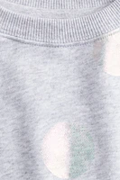 Foil-Print Sweatshirt