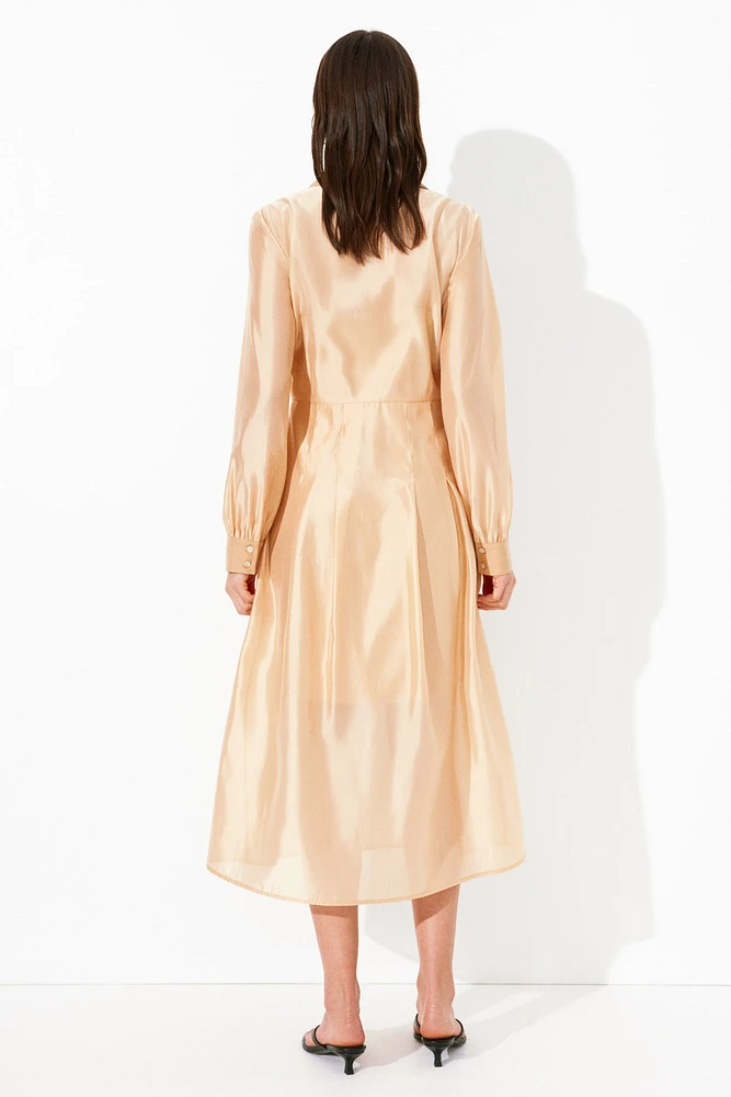 Shirt Dress with Tapered Waist