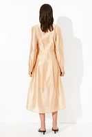 Shirt Dress with Tapered Waist