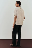 Regular-Fit Linen Resort Shirt