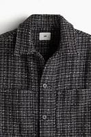 Regular Fit Waffled Overshirt