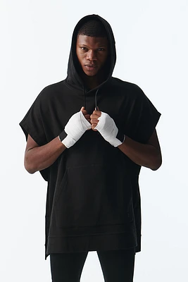 Loose Fit Sleeveless Sports Hoodie