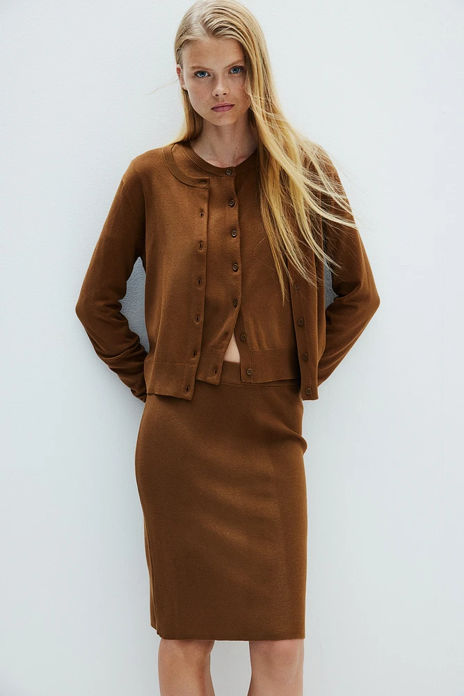 Rib-Knit Skirt