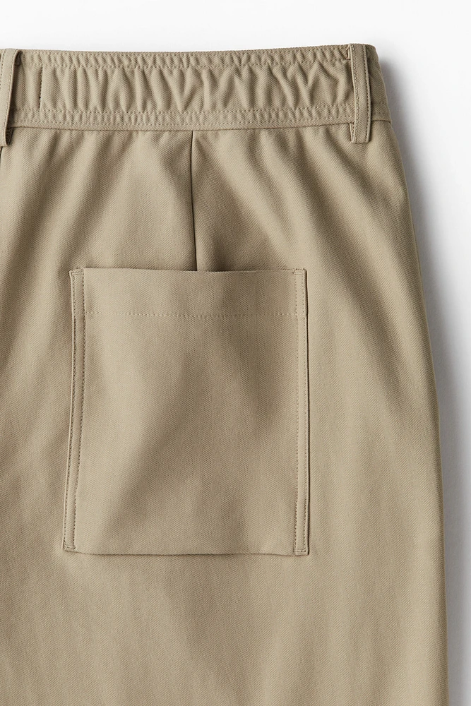 Regular Fit Twill Pants