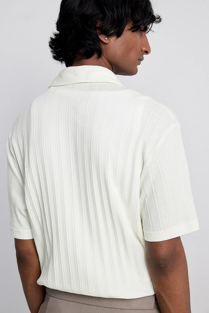 Regular Fit Knit Resort Shirt
