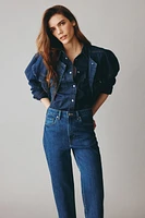 Slim Straight High Ankle Jeans