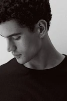 Slim-Fit Ribbed T-Shirt