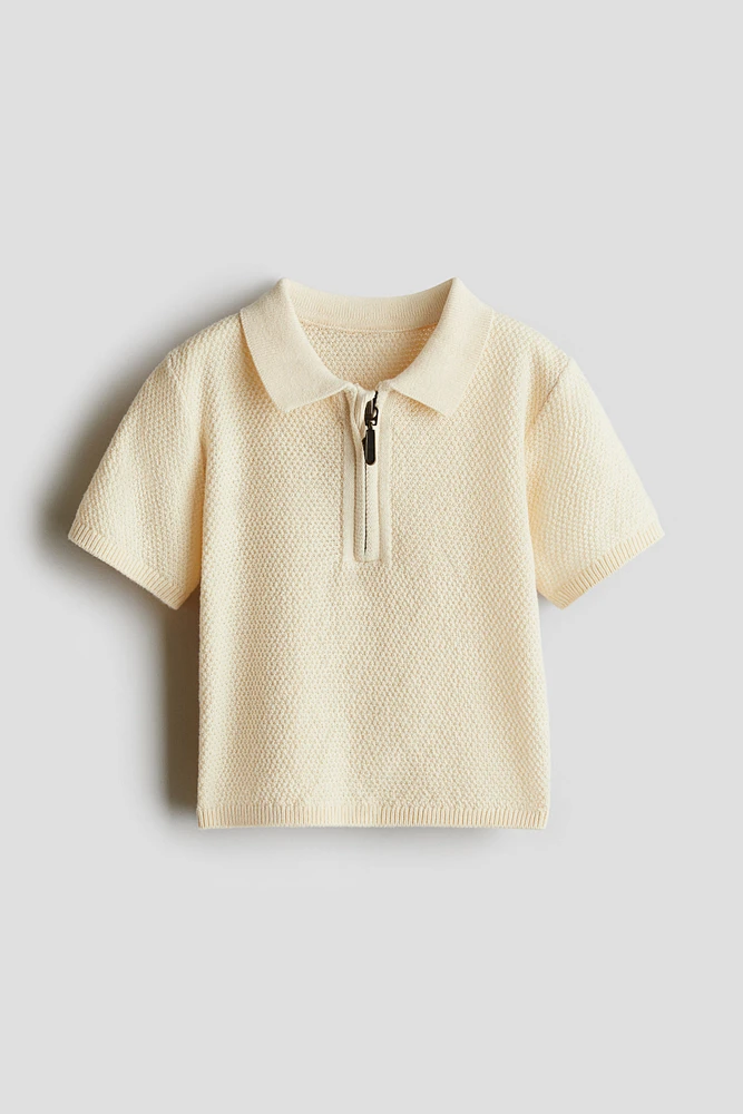 Half-Zip Polo Shirt