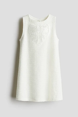 Bouclé-Weave Dress