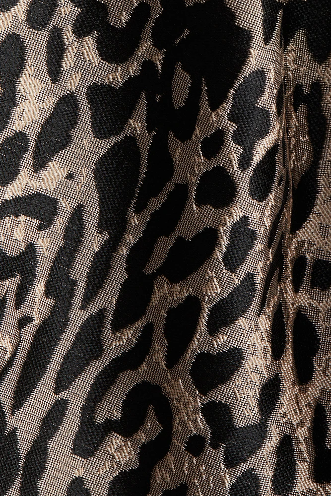 Jacquard-Weave Shift Dress