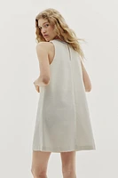 Rhinestone-Trimmed Dress