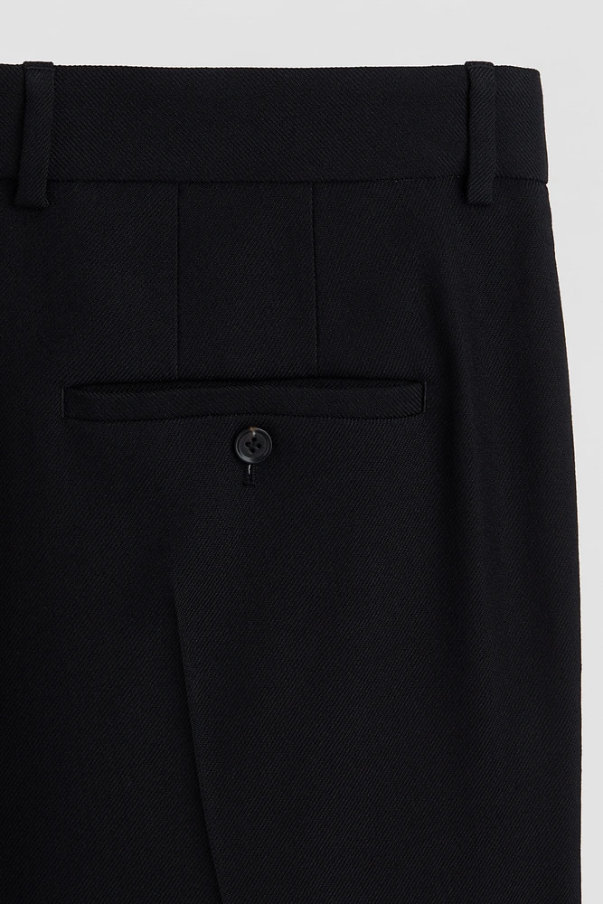 Bootcut Wool-Blend Pants