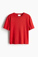 Fine-Knit T-Shirt