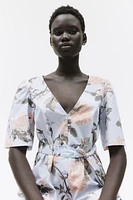 Tie-Belt Dress