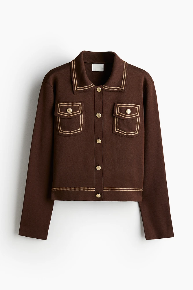 Cardigan with Collar
