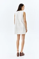 Eyelet-Embroidered Cotton Dress