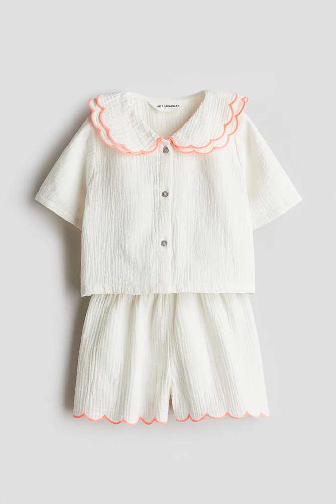 2-Piece Cotton Muslin Set