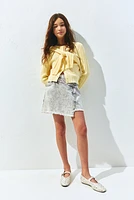 Denim Wrap Skirt