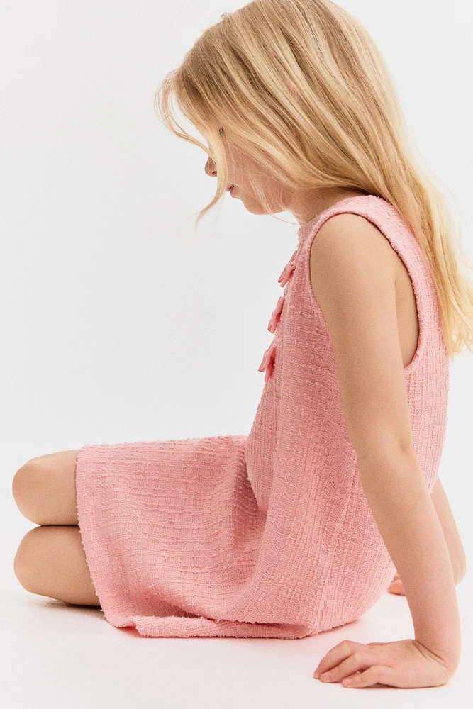 Bouclé-Weave Dress