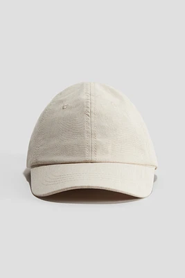 Linen-Blend Cap