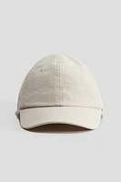 Linen-Blend Cap