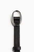Narrow Leather Belt