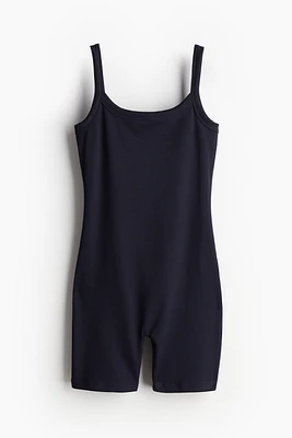 Ribbed Unitard