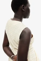 Textured Jersey Vest
